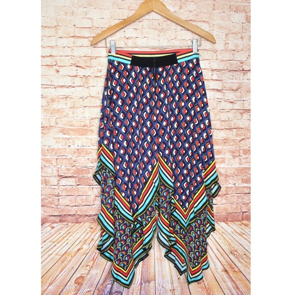alice+olivia Maura Tiered Handkerchief Skirt